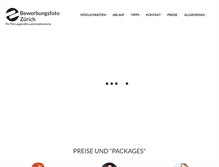 Tablet Screenshot of bewerbungsfotos.ch